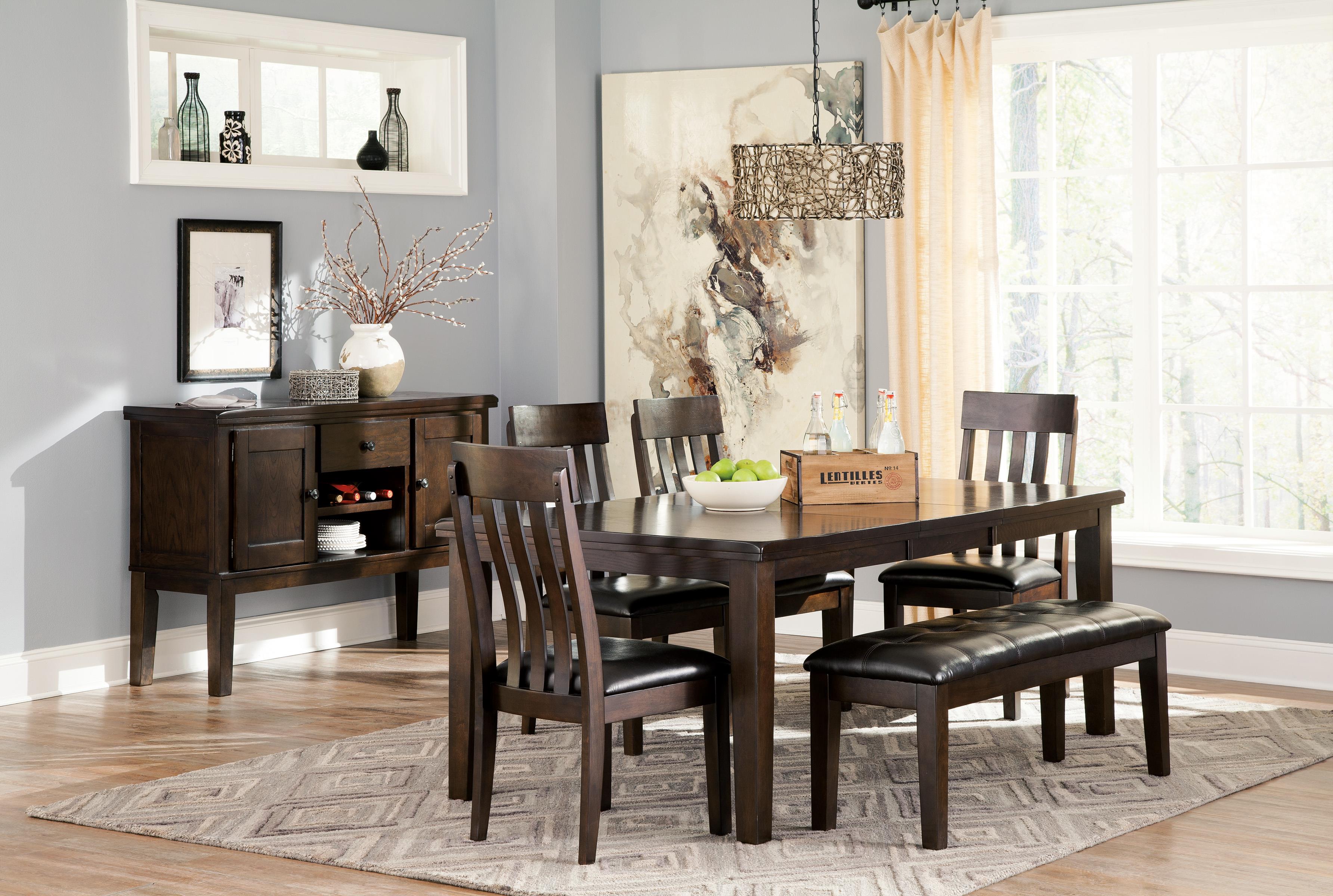 Ashley furniture 2025 butterfly leaf table